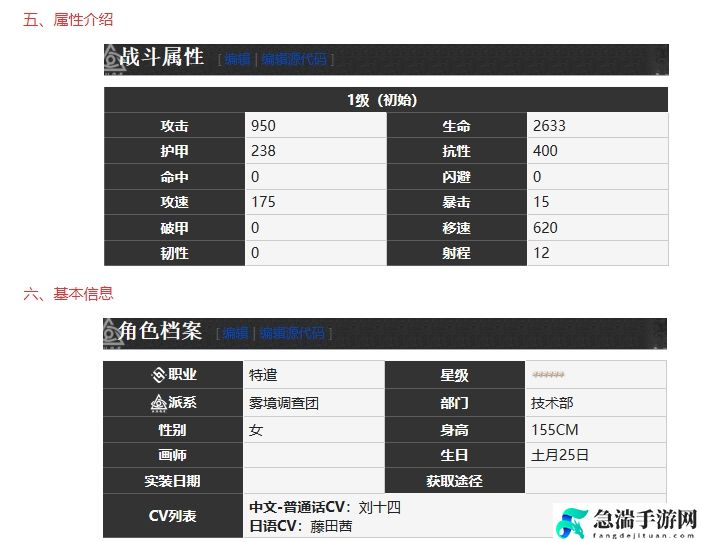 雾境序列梅尔技能详细分享